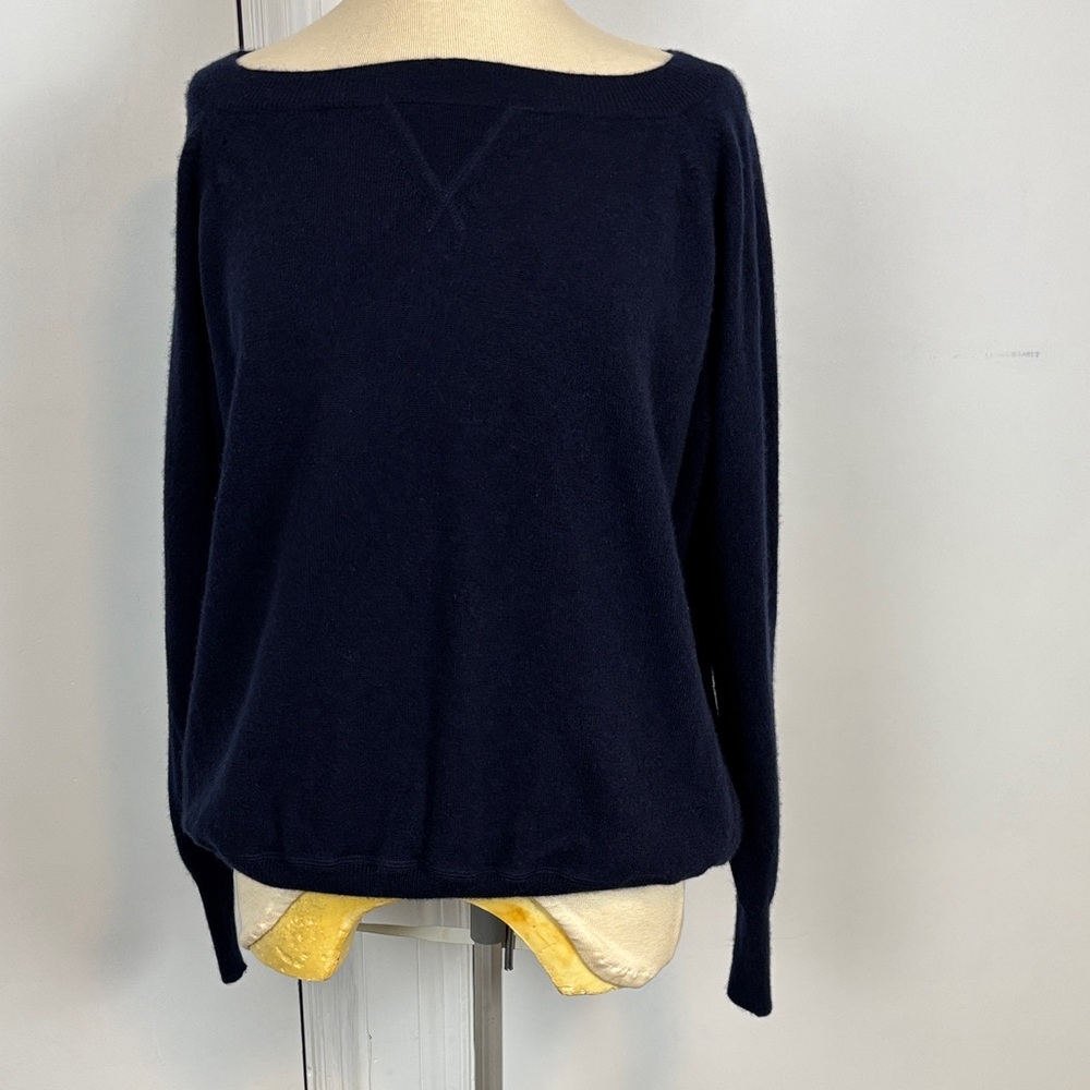 J. Crew Italian Cashmere Daphne Knitted Travel Sweat XL SOLD ON EBAY